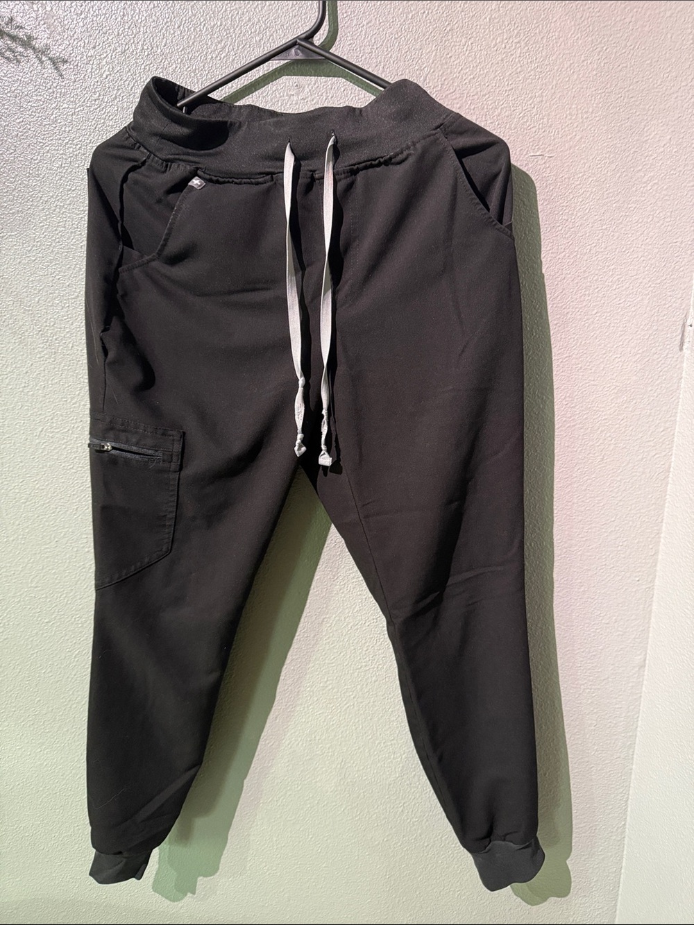 Figs Black Women's Jogger Sweatpants with Drawstring XS/P